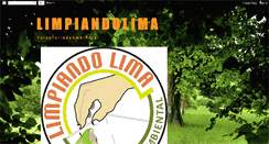 Desktop Screenshot of limpiandolima.blogspot.com