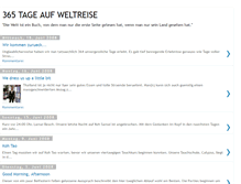 Tablet Screenshot of 365tageweltreise.blogspot.com