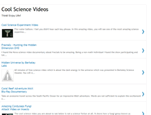 Tablet Screenshot of coolsciencevideos.blogspot.com