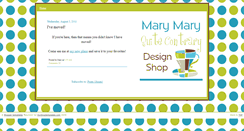 Desktop Screenshot of maryhessdesigns.blogspot.com