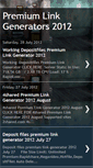 Mobile Screenshot of premiumlinkgenerators4all.blogspot.com