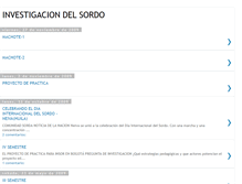 Tablet Screenshot of investigacion-sordos.blogspot.com