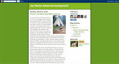 Desktop Screenshot of nacoel-nativeamerican.blogspot.com