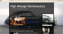 Desktop Screenshot of highmileagehermeneutics.blogspot.com