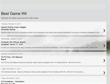 Tablet Screenshot of bestgame-wii.blogspot.com