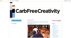 Desktop Screenshot of carbfreecreativity.blogspot.com