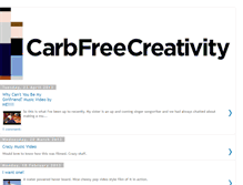 Tablet Screenshot of carbfreecreativity.blogspot.com