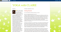 Desktop Screenshot of clairemckevenyyoga.blogspot.com