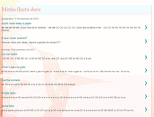 Tablet Screenshot of minhaflautadoce.blogspot.com