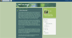 Desktop Screenshot of heyjuliemama.blogspot.com