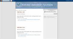 Desktop Screenshot of kiralikdaire.blogspot.com