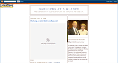 Desktop Screenshot of garlocksataglance.blogspot.com