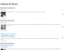 Tablet Screenshot of fashionandpower.blogspot.com