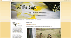 Desktop Screenshot of mycatholicmarriage.blogspot.com