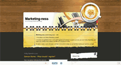 Desktop Screenshot of marketing-ness.blogspot.com