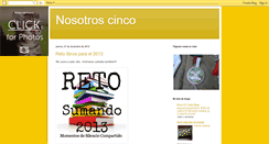 Desktop Screenshot of nosotros-cinco.blogspot.com