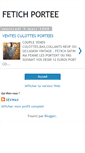 Mobile Screenshot of fetichportee.blogspot.com