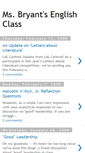 Mobile Screenshot of msbryantenglish.blogspot.com