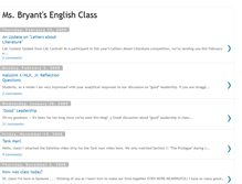Tablet Screenshot of msbryantenglish.blogspot.com
