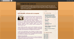 Desktop Screenshot of habitodechicas.blogspot.com