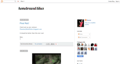 Desktop Screenshot of homebrewedbikes.blogspot.com