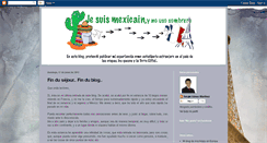 Desktop Screenshot of jesuismexicain.blogspot.com