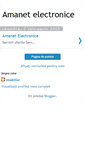 Mobile Screenshot of amanet-electronice.blogspot.com