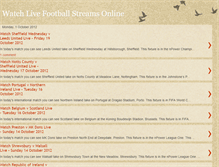 Tablet Screenshot of footylivestream.blogspot.com