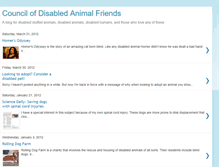 Tablet Screenshot of councilofdisabledanimalfriends.blogspot.com