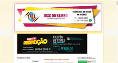 Desktop Screenshot of diskdobairro.blogspot.com