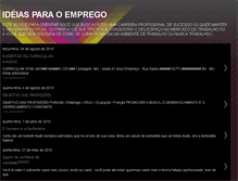 Tablet Screenshot of ideiasparaoemprego.blogspot.com