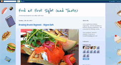 Desktop Screenshot of foodatfirstsight.blogspot.com