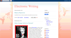 Desktop Screenshot of electronicwriting12.blogspot.com