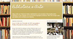 Desktop Screenshot of bibliotecaearte.blogspot.com