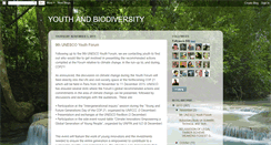 Desktop Screenshot of biodiversityyouth.blogspot.com