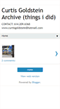 Mobile Screenshot of curtisgoldstein.blogspot.com