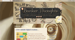 Desktop Screenshot of bunkerthoughts.blogspot.com