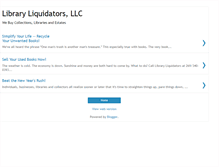 Tablet Screenshot of libraryliquidators.blogspot.com