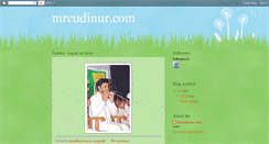 Desktop Screenshot of mrcudinoor.blogspot.com