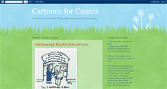 Desktop Screenshot of cartoonsforcauses.blogspot.com