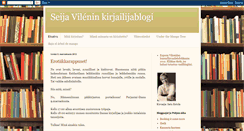 Desktop Screenshot of kirjailijablogi.blogspot.com