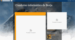 Desktop Screenshot of cuaderno-de-borja.blogspot.com