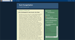 Desktop Screenshot of buchevangelisation.blogspot.com