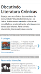 Mobile Screenshot of discutindoliteraturacronicas.blogspot.com