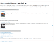 Tablet Screenshot of discutindoliteraturacronicas.blogspot.com