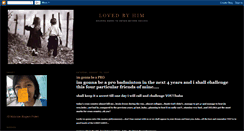 Desktop Screenshot of lovedbyhim92.blogspot.com