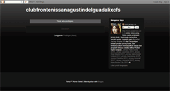 Desktop Screenshot of clubfrontenissanagustindelguadalixcfs.blogspot.com