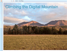 Tablet Screenshot of climbingthedigitalmountain.blogspot.com