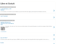 Tablet Screenshot of libre-gratuit.blogspot.com