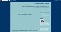 Desktop Screenshot of boulder-cosmetic-dentist.blogspot.com